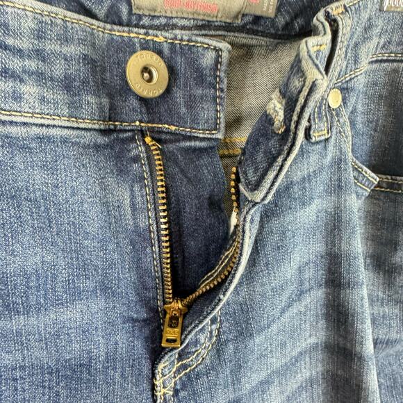 Torrid Cotton Boyfriend Crop Vintage Stretch High Rise Distressed Jeans Size 16 - Picture 4 of 8